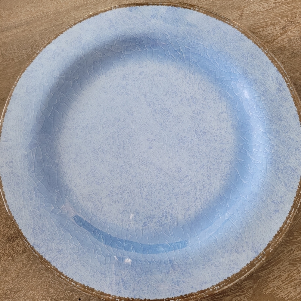 Melamine Blue Plates